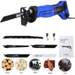 Dayplus - scie sabre �lectrique scie tigre scie alternative �lectrique s�taire + 5 lames de scie