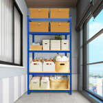 Dayplus - tag�re robuste �tag�re bleue avec une charge de 875 kg (170cm x 75cm x 30cm)