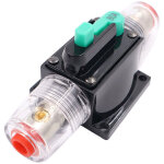 Dc 12v / 24v auto disjoncteur �tanche, avec commutateur manuel de r�initialisation de fusible, bloc de ...
