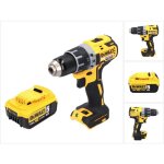 Perceuse - visseuse sans fil dewalt dcd 791 n 18 v 70 nm brushless + 1 batterie 5, 0 ah - sans chargeur ...