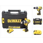 Dcd 796 nt perceuse - visseuse  percussion sans fil brushless 18v 70nm + 1x batterie 2, 0 ah + coffret ...
