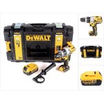 Dcd 996 perceuse - visseuse  percussion sans fil 18v 95nm brushless + 1x batterie 4, 0ah + coffret de ...