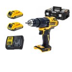 Dcd709d2t perceuse - visseuse � percussion sans fil 18v ? 2x2ah coffret tstak - dewalt