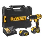 Dcd778m2t perceuse - visseuse � percussion brushless 2 vitesses 18v 2 x 4ah coffret tstak - dewalt