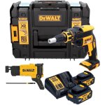 Dcf 620 m2t visseuse pour cloisons s�ches 18 v 30 nm brushless + 2x batterie 4, 0 ah + chargeur + tstak ...