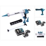 Makita dcg 180 rmx pistolet  cartouche sans fil 18 v 300 / 600 ml + 2x batterie 4, 0 ah + chargeur