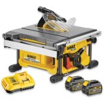 Dewalt - dcs7485t2 scie à table xr flexvolt 54v 6 ah li - ion brushless 210 mm - 2 batteries Dewalt - dcs7485t2 scie à table xr flexvolt 54v 6 ah li - ion brushless 210 mm - 2 batteries