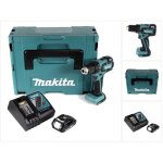 Makita ddf 459 ra1j perceuse - visseuse sans fil 18 v 45 nm + 1x batterie 2, 0 ah + chargeur + makpac ...