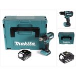 Ddf 485 t1j 18 v li - ion perceuse visseuse sans fil brushless 13 mm + coffret makpac + 1 x batterie ...
