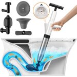 D�boucheur de canalisations pour toilettes, manuel pompe � air comprim� pour tuyaux de drainage outils ...