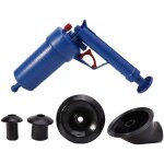 D�boucheur d'�vier haute pression avec 4 ventouses, puissant et robuste, pour d�boucher les canalisations, ...
