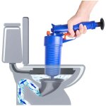 D�boucheur de toilettes avec 4 ventouses de taille, pistolet pistolet pistolet de vidange d'air haute ...