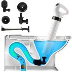 D�boucheur de toilettes, nettoyeur de vidange, puissant pulv�risateur de vidange d'air �lectrique, pompe ...