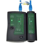 Debuns - 1 pi�ce noir testeur de c�bles r�seau rj11 rj12 rj45 testeur de c�bles r�seau rnis testeur de ...
