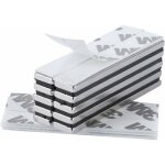 Debuns - 10 pi�ces rectangle aimants n�odyme 60 x 10 x 3 mm avec ruban adh�sif de marque 3m, aimants ...
