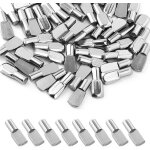 Debuns - lot de 100 taquet etagere pour meubles goupille chevilles support etagere en m�tal nickel�, ...