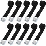 Debuns - 10pcs sangle d'arrimage 39cm kit de fixation pour moto / voiture / porte v�lo sangle de serrage ...