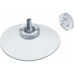 Debuns - 8 x ventouses � 50 mm avec filetage m4x10mm avec �crous molet�s transparent - fabriqu� en allemagne, ...