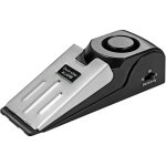 Debuns - alarme d'arr�t de porte, alarme de but�e de porte en forme de coin en caoutchouc antid�rapant ...