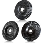 Debuns - disque bois meuleuse 125mm, 3 pi�ces disques de meulage pour fa�onner, meuler et couper. roues ...