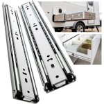 Debuns - glissi�res tiroir robustes 400mm, coulisse de tiroir � roulement � billes � extension compl�te ...