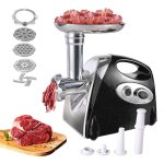Debuns ? hachoir � viande �lectrique 2800w ? 3 disques perfor�s pour viande et l�gumes ? acier inoxydable ...