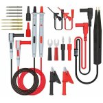 Debuns - kit de c�bles de mesure de multim�tre - pointes de test �lectriques num�riques avec pinces crocodiles ...