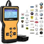 Debuns - outil de diagnostic auto - lecteur de codes erreur moteur, lire et effacer les codes, scanner ...