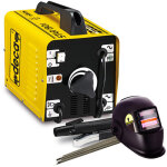 Deca - poste à souder 140 amp avec cagoule lcd din 11 stanley + electrodes Deca - poste à souder 140 amp avec cagoule lcd din 11 stanley + electrodes