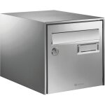 Decayeux - bote aux lettres individuelle loft inox - 2 portes - gris