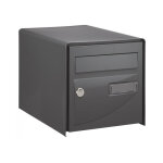 Decayeux - boite aux lettres probat - double face - gris anthracite ral 7016 - l 302 x h 300 x p 410 ...