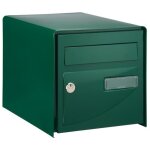 Decayeux - boite aux lettres probat - simple face - vert ral 6005 - l 302 x h 300 x p 410 mm