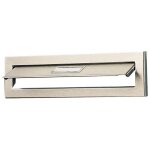 Decayeux - entr�e de bo�te � lettre inox n�2 230 x 30 mm - 161238