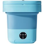 Decdeal - mini machine � laver portative de 8l avec le s�che - linge pliable de st�rilisation uv avec ...