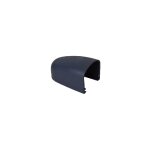 Deco fer forge - cache � clipper pour gonds modulo inox - longueur 63mm largeur 44, 6mm - gris 7016