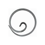 Cercle escargot non soud� - diam�tre 110mm fer plat de 12x6mm - fer forg� - � souder deco fer forge
