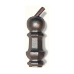 Equerre pour rampe  45 compatible avec barreaux de 16mm - hauteur 95mm largeur 35mm - fonte -  souder ...