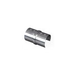 Qualite francaise] - connecteur droit tube �42. 4 pour garde - corps verre - �pais. 1. 5 - inox 304