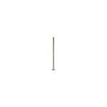 Qualite francaise] - poteau d�part gauche pour montage cables et verre - hauteur 970mm diam�tre �42, ...