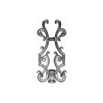 Frise en fonte pour appui de fen�tre ou garde - corps - hauteur 285mm largeur 130mm - double face - � ...