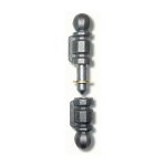 Deco fer forge - gond paumelle style ancien - axe 16mm hauteur 150mm - fer forg -  souder