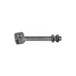 Deco fer forge - gond rglable  tige filete pour portail  battant - longueur 185mm filetage m20 - ...