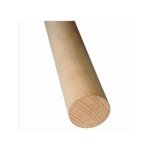 Main courante en bois de htre usage interieur - longueur 2m diamtre 42mm -  percer deco fer forge