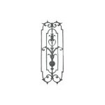 Panneau en fonte pour appui de fenêtre ou garde - corps - hauteur 780mm largeur 280mm - à souder sur ... Panneau en fonte pour appui de fenêtre ou garde - corps - hauteur 780mm largeur 280mm - à souder sur ...