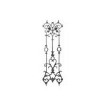 Panneau en fonte pour appui de fenêtre ou garde - corps - hauteur 900mm largeur 280mm - à souder deco ... Panneau en fonte pour appui de fenêtre ou garde - corps - hauteur 900mm largeur 280mm - à souder deco ...