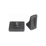 Deco fer forge - pivot sphérique et platine - longueur 70mm - acier - à souder Deco fer forge - pivot sphérique et platine - longueur 70mm - acier - à souder