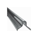 Rail pour portail coulissant  sceller au sol - gorge ronde de 20mm - longueur de 3000mm, largeur de ...