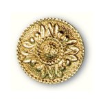 Rosace en laiton 62 deco fer forge