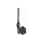 Support équerre martelé pour main courante - hauteur 360mm barreau carré de 14mm - fer forgé deco fer ... Support équerre martelé pour main courante - hauteur 360mm barreau carré de 14mm - fer forgé deco fer ...