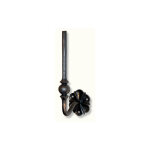 Support querre martel pour main courante - hauteur 360mm barreau rond plein 14mm - fer forg deco ...